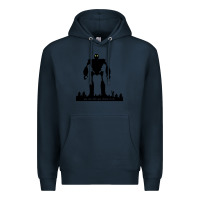 Navy iron giant Premium Hoodie - linhVisuals