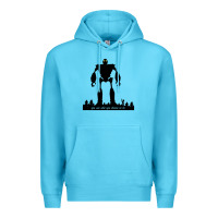 Ocean Blue iron giant Premium Hoodie - linhVisuals