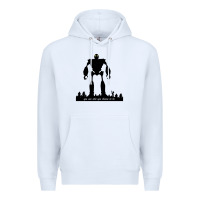 White iron giant Premium Hoodie - linhVisuals