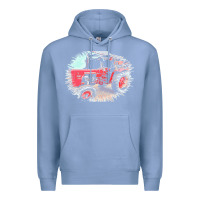 Colony Blue tractor t  shirt tractor t  shirt Premium Hoodie - linhVisuals