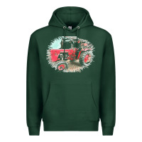 Sports Green tractor t  shirt tractor t  shirt Premium Hoodie - linhVisuals