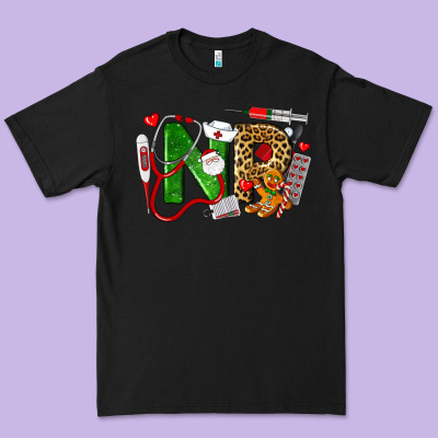 Christmas Nr Nurse Practitioner Nurse Premium Tee Designed By Lillyallendesigns