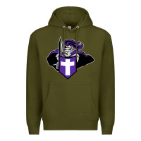 Army Green holy cross crusaders Premium Hoodie - linhVisuals