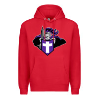 Red holy cross crusaders Premium Hoodie - linhVisuals