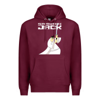 Burgundy samurai jack Premium Hoodie - linhVisuals