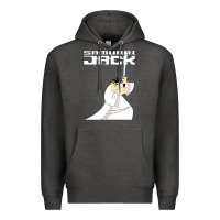 Charcoal Heather samurai jack Premium Hoodie - linhVisuals