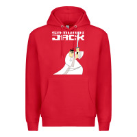 Red samurai jack Premium Hoodie - linhVisuals