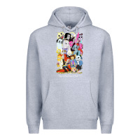 Heather Grey undertale Premium Hoodie - linhVisuals