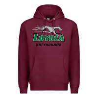 Burgundy loyola (md) greyhounds Premium Hoodie - linhVisuals