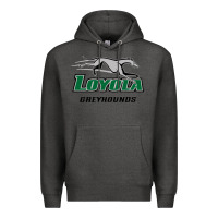 Charcoal Heather loyola (md) greyhounds Premium Hoodie - linhVisuals