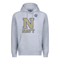 Heather Grey navy midshipmen Premium Hoodie - linhVisuals
