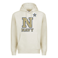 Oatmeal Heather navy midshipmen Premium Hoodie - linhVisuals
