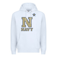 White navy midshipmen Premium Hoodie - linhVisuals