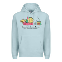 Blue Mist listening to lemon demon Premium Hoodie - linhVisuals