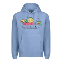 Colony Blue listening to lemon demon Premium Hoodie - linhVisuals
