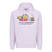 Lilac listening to lemon demon Premium Hoodie - linhVisuals