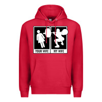 Cardinal your wife my wife weightlifting Premium Hoodie - linhVisuals