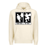 Tofu your wife my wife weightlifting Premium Hoodie - linhVisuals