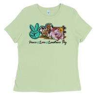 Matcha Peace Love Landrace Pig Ladies Tee - LillyAllenDesigns