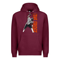 Burgundy william perry spike Premium Hoodie - linhVisuals