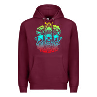 Burgundy george clinton and parliament funkadelic müsïc Premium Hoodie - linhVisuals