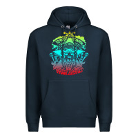 Navy george clinton and parliament funkadelic müsïc Premium Hoodie - linhVisuals