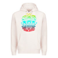 Pale Pink george clinton and parliament funkadelic müsïc Premium Hoodie - linhVisuals