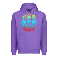 Purple george clinton and parliament funkadelic müsïc Premium Hoodie - linhVisuals