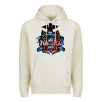 Oatmeal Heather parliament funkadelic and george clinton müsïc Premium Hoodie - linhVisuals