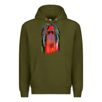 Army Green george clinton and parliament funkadelic müsïc Premium Hoodie - linhVisuals