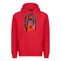 Red george clinton and parliament funkadelic müsïc Premium Hoodie - linhVisuals