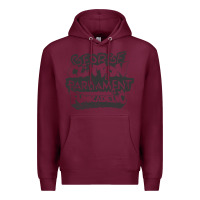 Burgundy george clinton and parliament funkadelic müsïc Premium Hoodie - linhVisuals