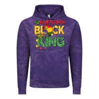 Cloud Purple juneteenth black king Vintage Hoodie - BarkalooDesign