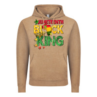 Vintage Coffee juneteenth black king Vintage Hoodie - BarkalooDesign