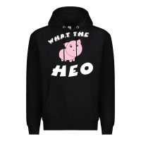 Black what the heo Premium Hoodie - linhVisuals