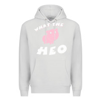 Dove Grey what the heo Premium Hoodie - linhVisuals