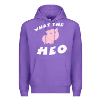 Purple what the heo Premium Hoodie - linhVisuals