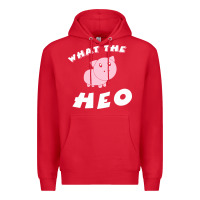 Red what the heo Premium Hoodie - linhVisuals