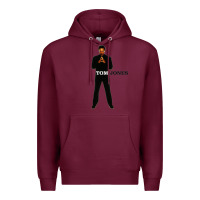Burgundy tom jones 03 Premium Hoodie - linhVisuals