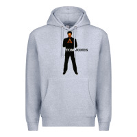 Heather Grey tom jones 03 Premium Hoodie - linhVisuals