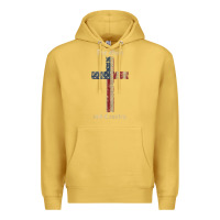 Antique Gold for god and country cross american flag faith us patriotic tank top Premium Hoodie - linhVisuals