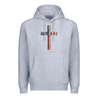 Heather Grey for god and country cross american flag faith us patriotic tank top Premium Hoodie - linhVisuals