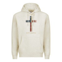 Oatmeal Heather for god and country cross american flag faith us patriotic tank top Premium Hoodie - linhVisuals