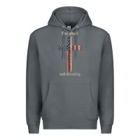 Rock for god and country cross american flag faith us patriotic tank top Premium Hoodie - linhVisuals