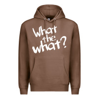 Chestnut what the what Premium Hoodie - linhVisuals