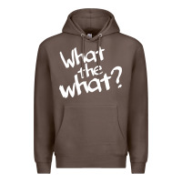 Coffee what the what Premium Hoodie - linhVisuals