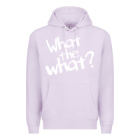 Lilac what the what Premium Hoodie - linhVisuals