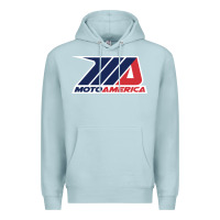 Blue Mist moto america Premium Hoodie - linhVisuals