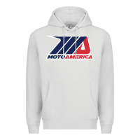 Dove Grey moto america Premium Hoodie - linhVisuals