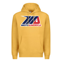 Mustard moto america Premium Hoodie - linhVisuals